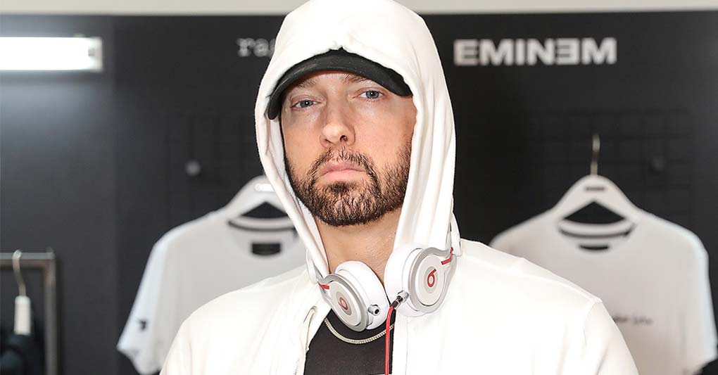 Eminem attends the rag & bone X Eminem London Pop-Up Opening