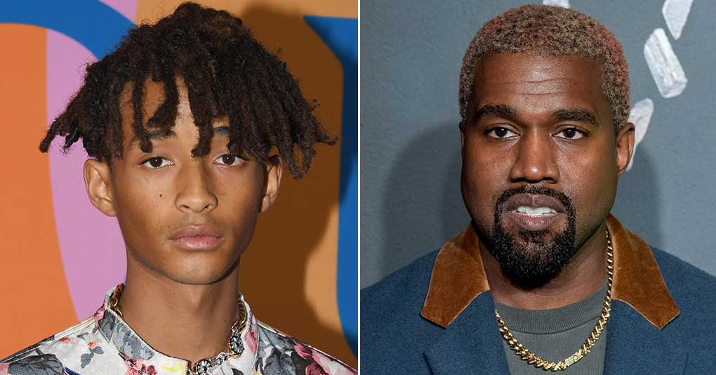 Jaden Smith and Kanye West