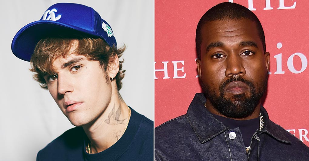 Justin Bieber and Kanye West