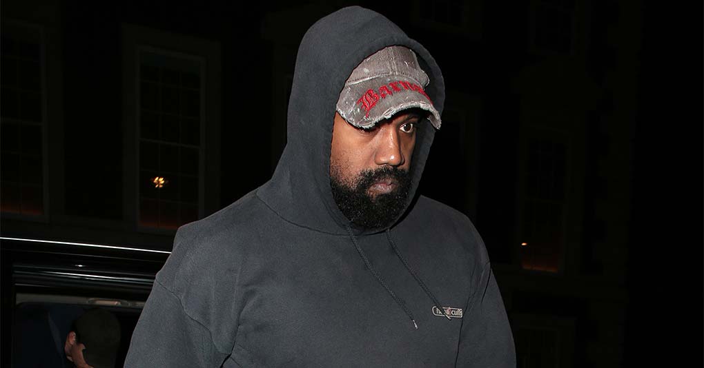 Kanye West seen attending the Burberry Spring/Summer 2023 aftershow party at The Restaurant