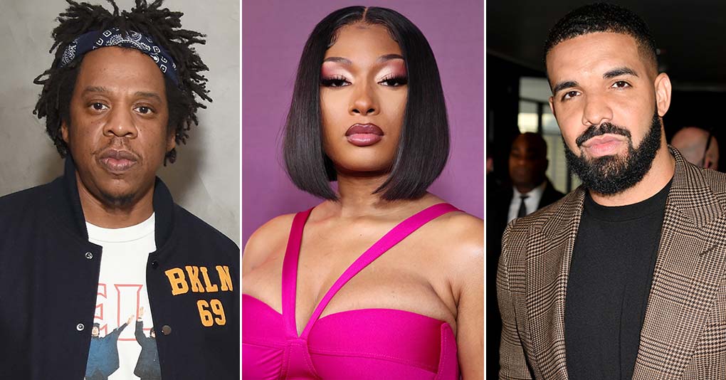 JAY-Z, Megan Thee Stallion, and Drake