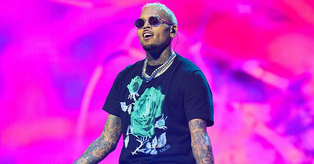 Chris Brown performs during Chris Brown and Lil Baby