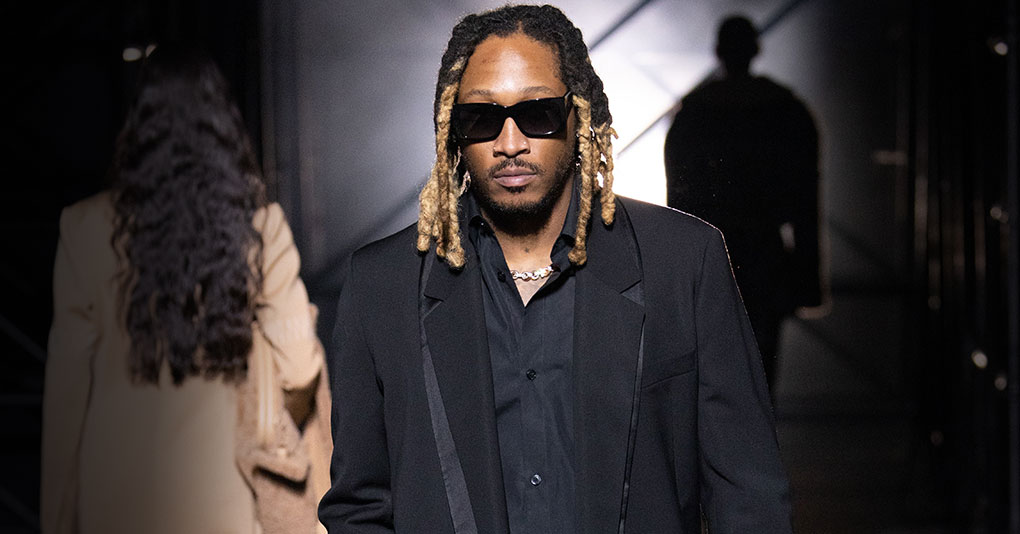 Future walks the runway of the Boss Fashion Show during the Milan Fashion Week