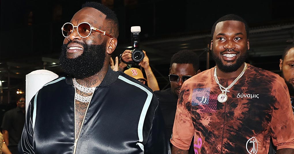 Rick Ross and Meek Mill attend Rick Ross