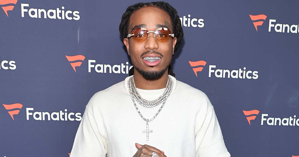 Quavo attends the Fanatics Super Bowl Party at 3Labs