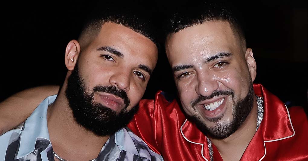 Drake and French Montana during the Hublot Collectors Dinner