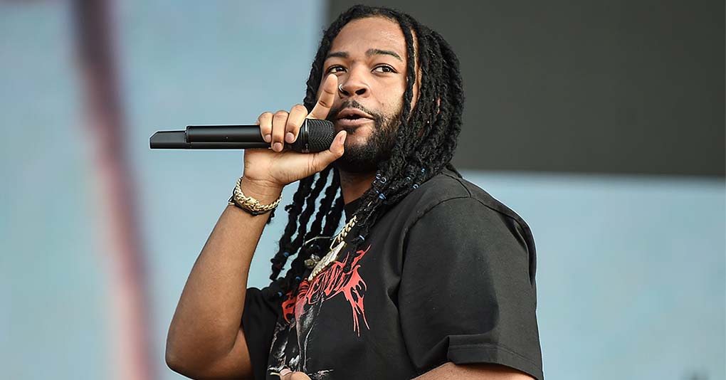 PARTYNEXTDOOR performs on the Main Stage on Day 1 of Wireless Festival