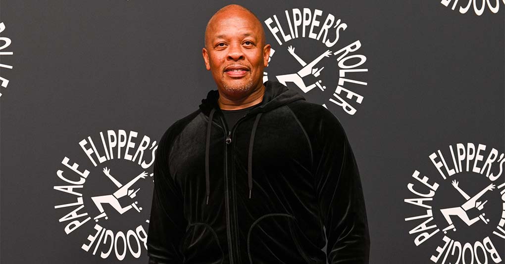 Dr. Dre attends the launch of Flipper's Roller Boogie Palace