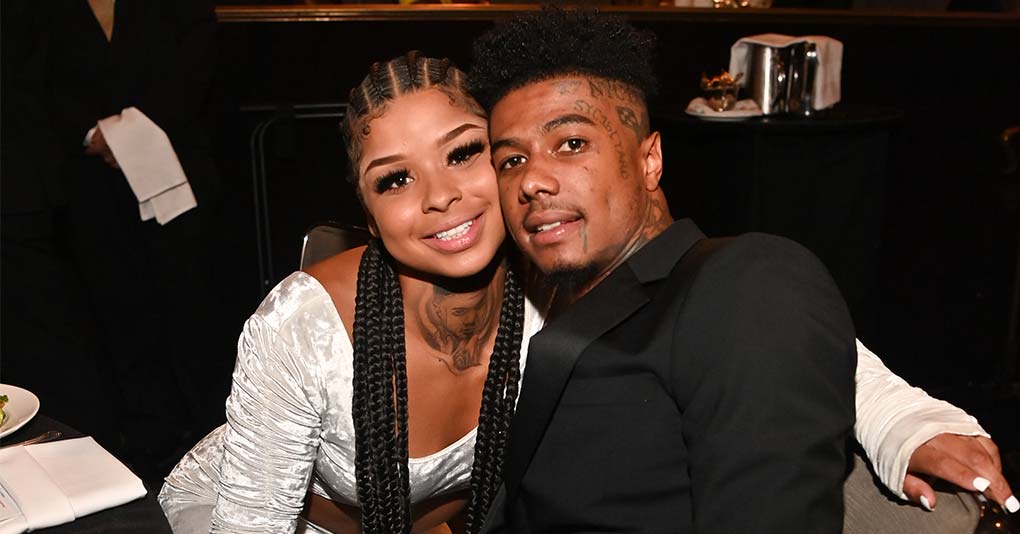 Chrisean Rock and Blueface attend the 2nd annual Hollywood Unlocked Impact Awards