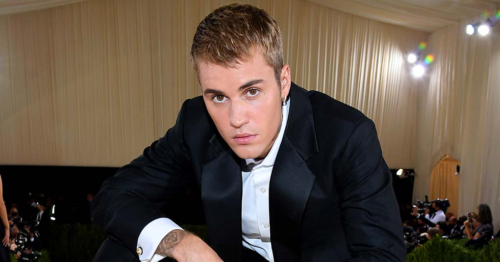 Justin Bieber attends The 2021 Met Gala Celebrating In America: A Lexicon Of Fashion at Metropolitan Museum of Art