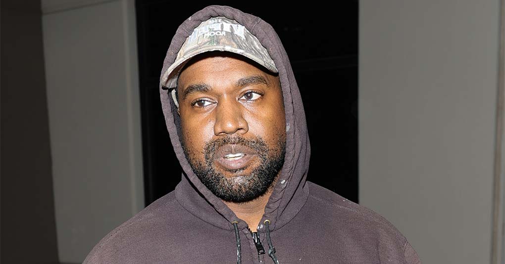 Kanye West is seen on October 21, 2022 in Los Angeles