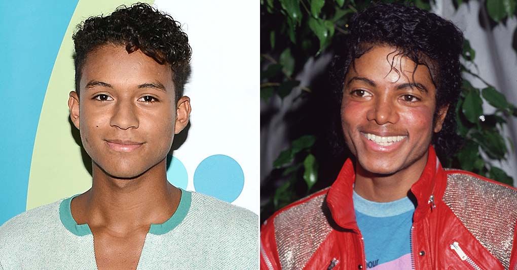 Jaafar Jackson and Michael Jackson