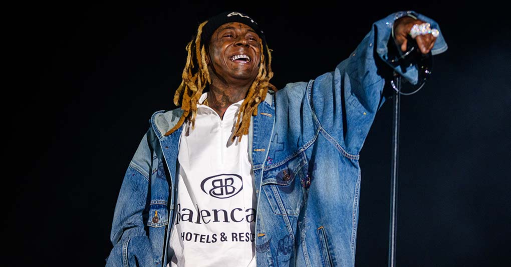 Lil Wayne performs during Lil Weezyana 2022 at Champions Square