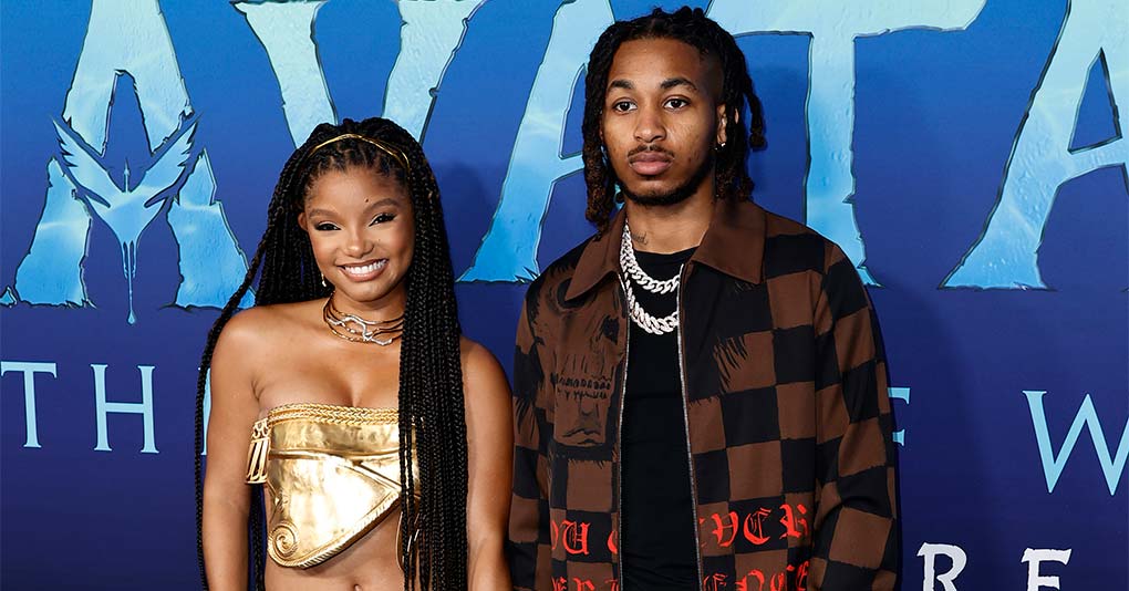 Halle Bailey and DDG attend 20th Century Studio's