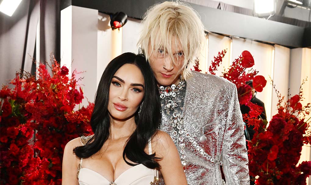 Megan Fox and Machine Gun Kelly attend the 65th GRAMMY Awards