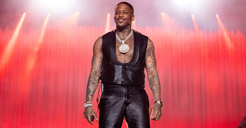 YG performs onstage during the