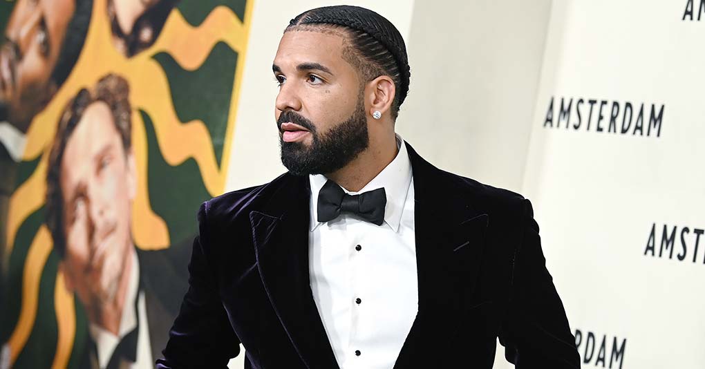 Drake at the world premiere of