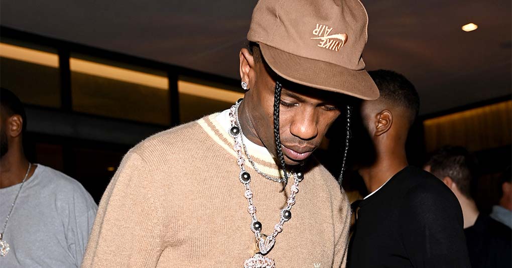 Travis Travis Scott attends Audemars Piguet 2022 Art Basel Event