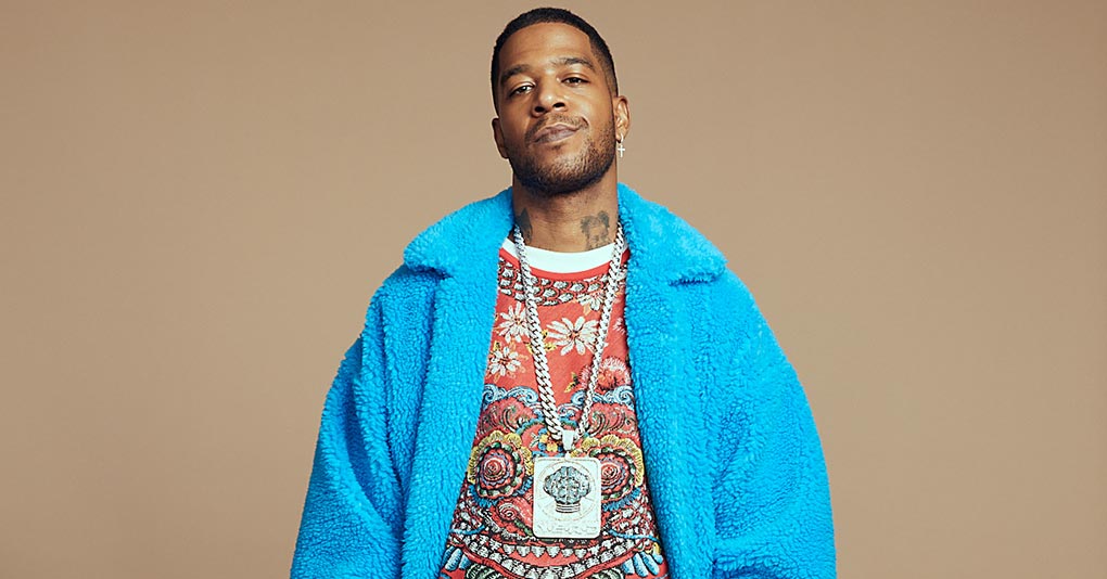 Kid Cudi poses in the IMDb Exclusive Portrait Studio at The Critics Choice Association 5th Annual Celebration of Black Cinema & Television