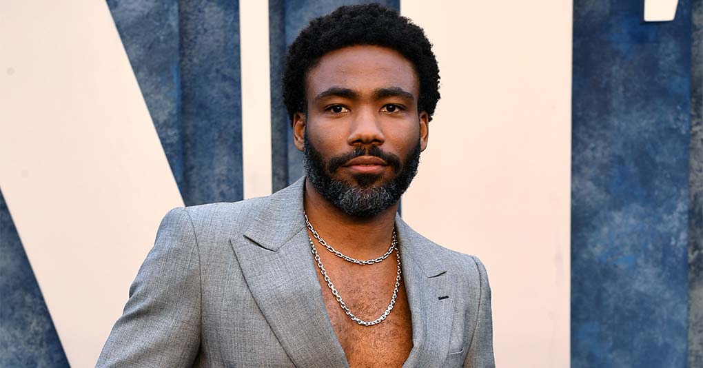 Donald Glover attends the 2023 Vanity Fair Oscar Party at Wallis Annenberg Center for the Performing Arts