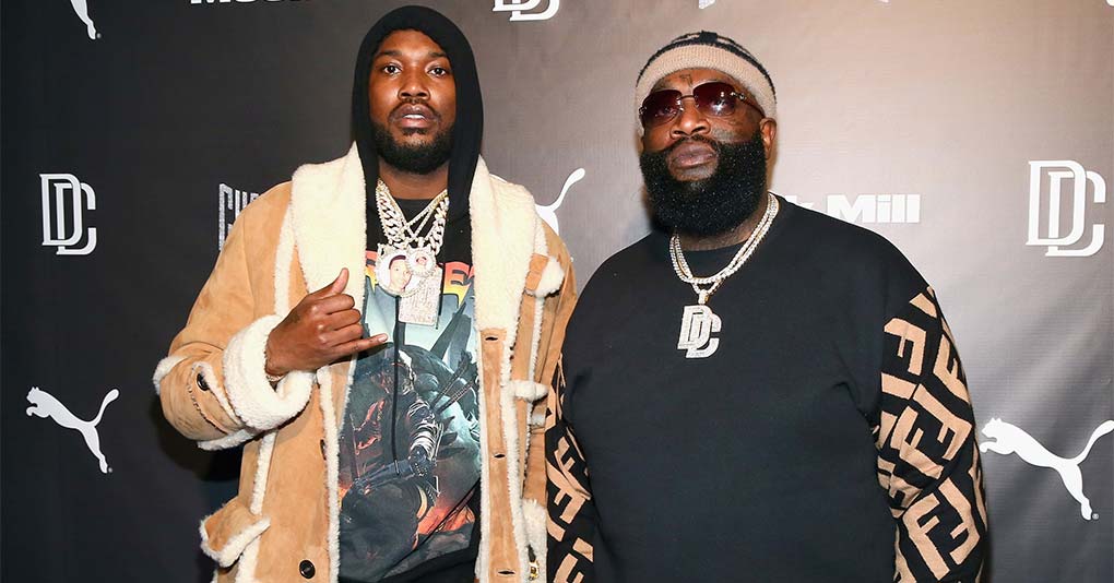 Meek Mill and Rick Ross attend Meek Mill and PUMA celebrate CHAMPIONSHIPS album release party