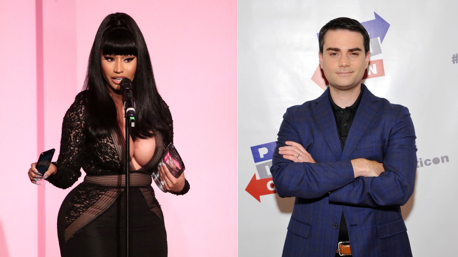 Nicki Minaj and Ben Shapiro