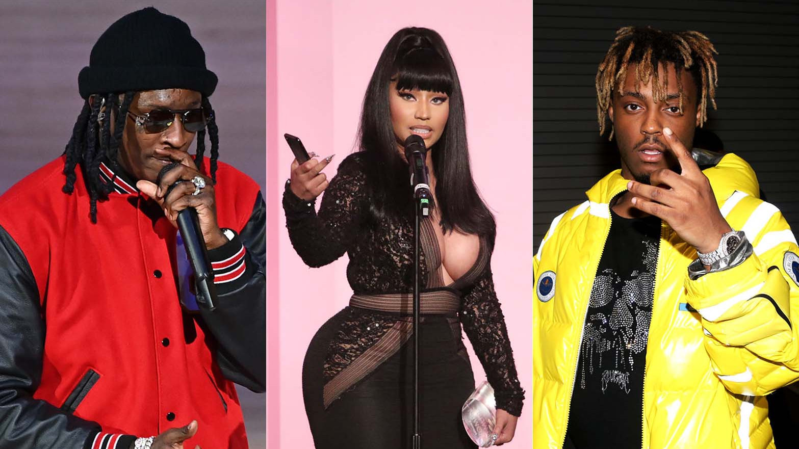 Young Thug, Nicki Minaj, and Juice WRLD