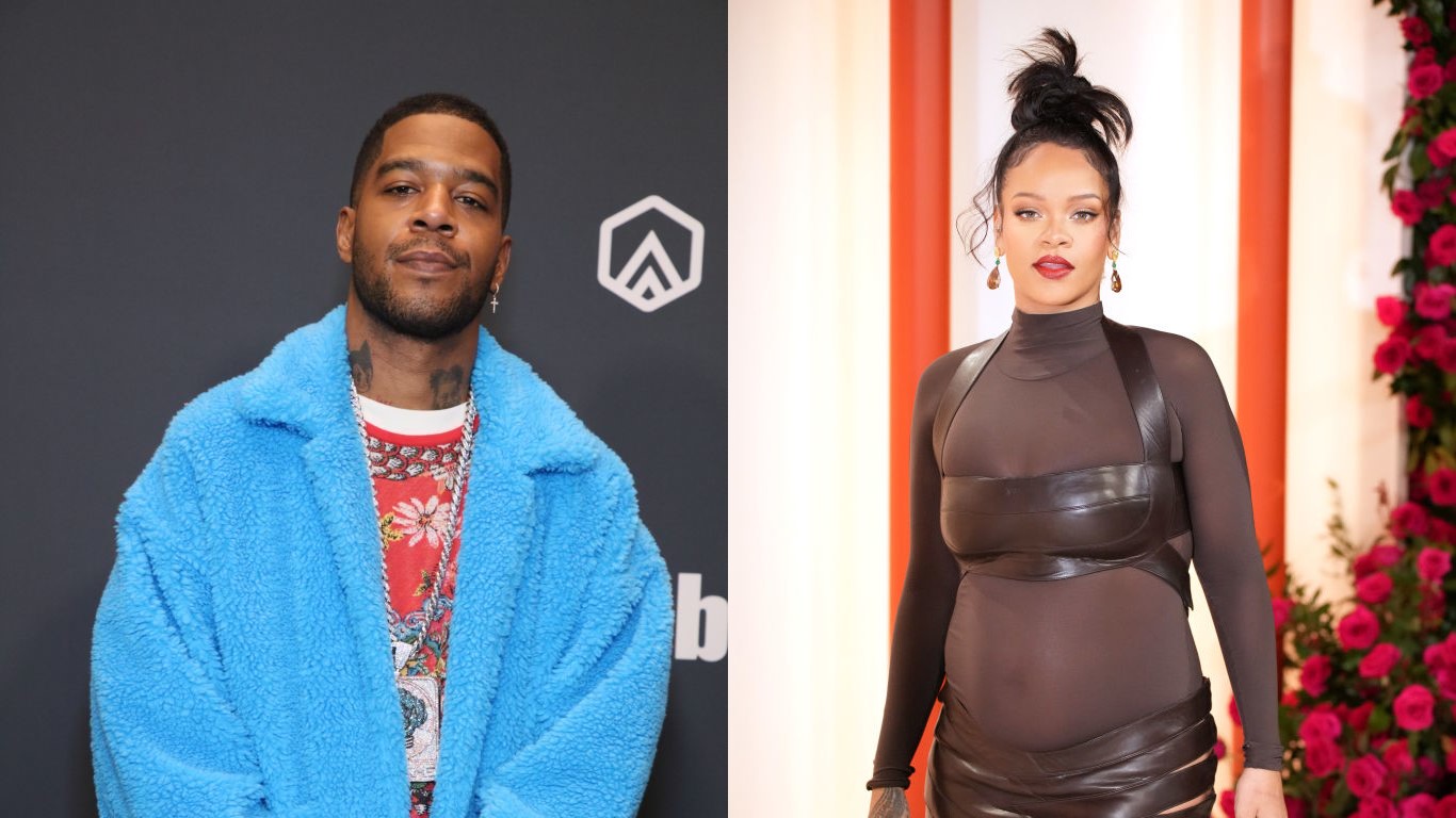 Kid Cudi and Rihanna