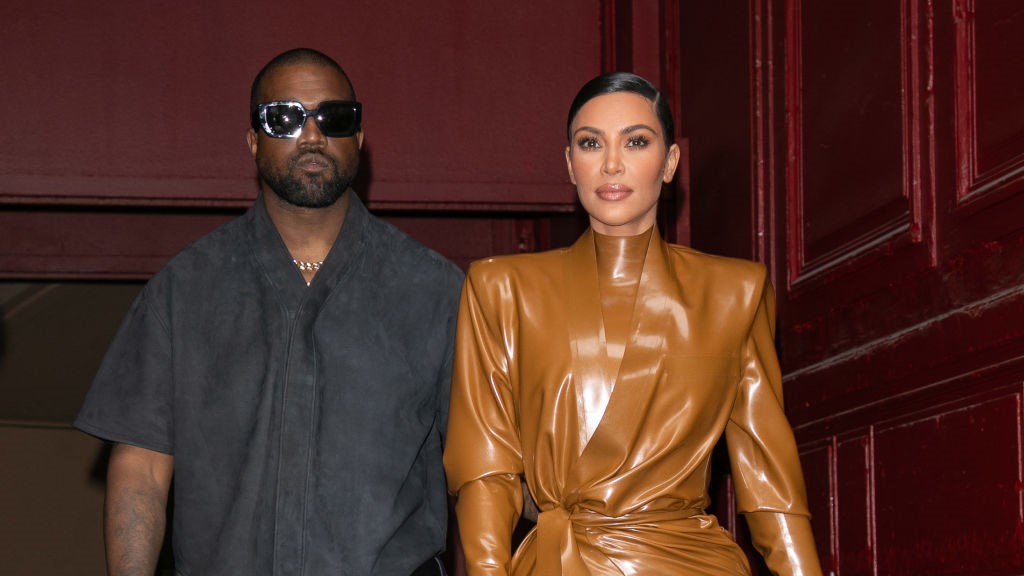 Kanye West and Kim Kardashian