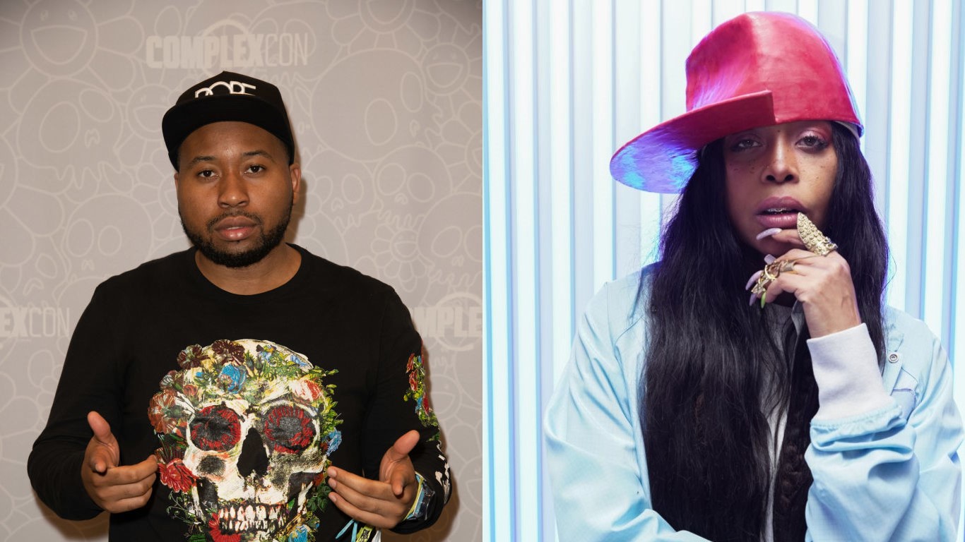 DJ Akademiks and Erykah Badu