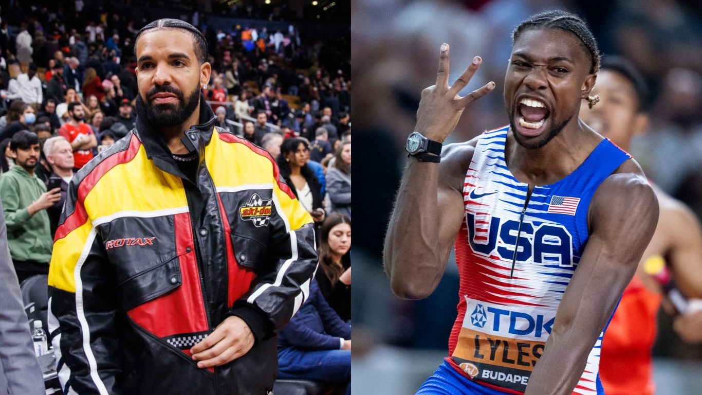 Drake and Noah Lyles