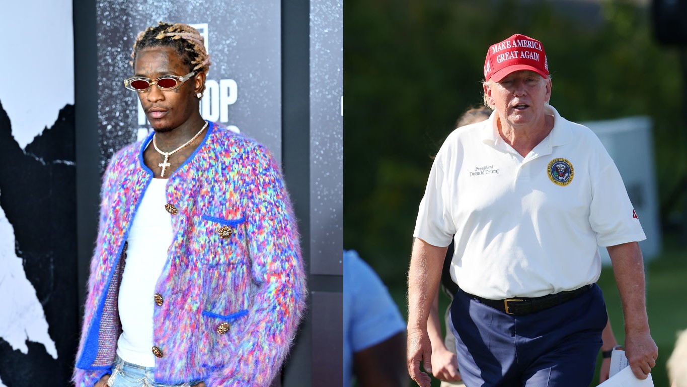 Young Thug and Donald Trump