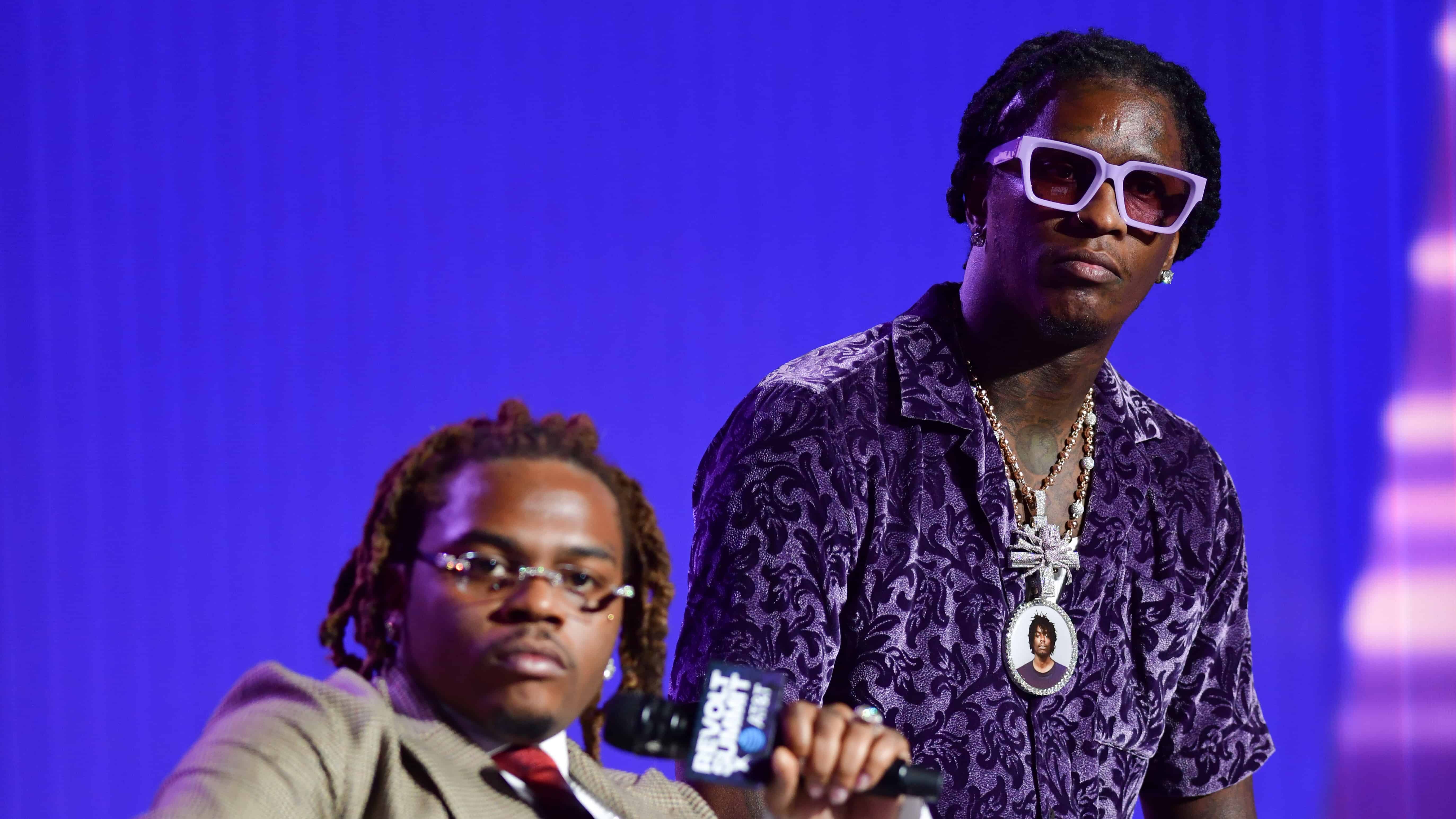 Young Thug and Gunna