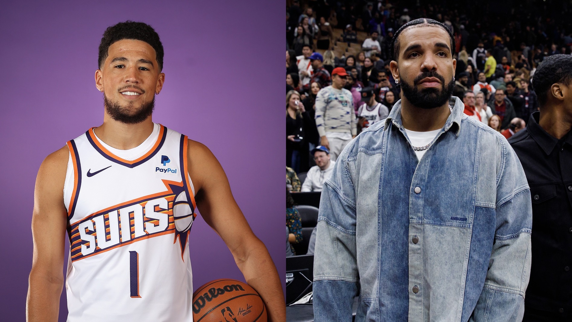 Devin Booker and Drake