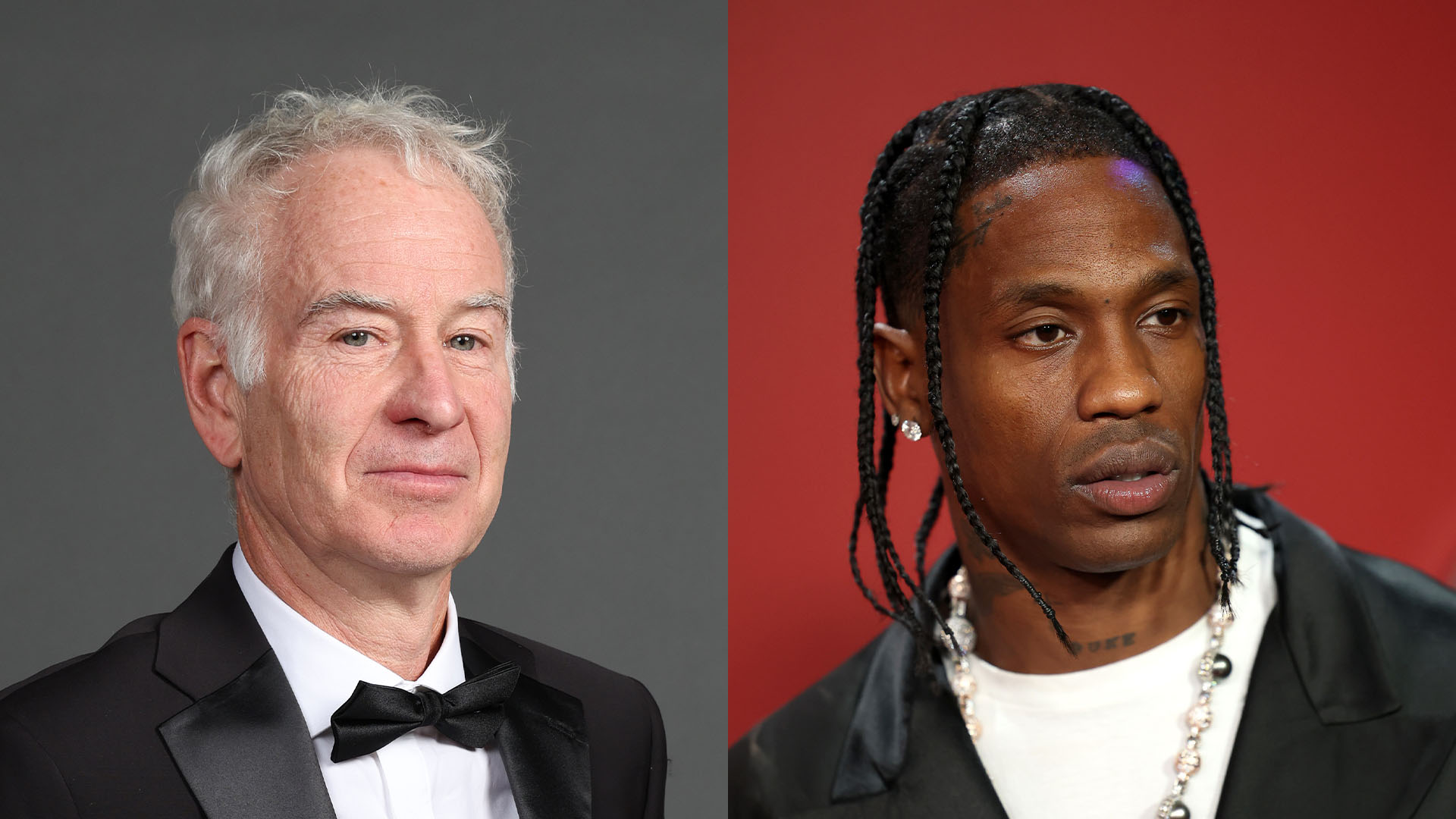 John McEnroe and Travis Scott