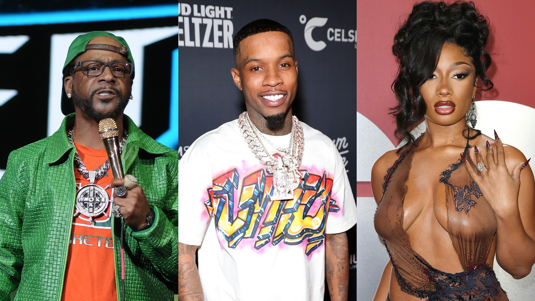 Katt Williams, Tory Lanez, Megan Thee Stallion