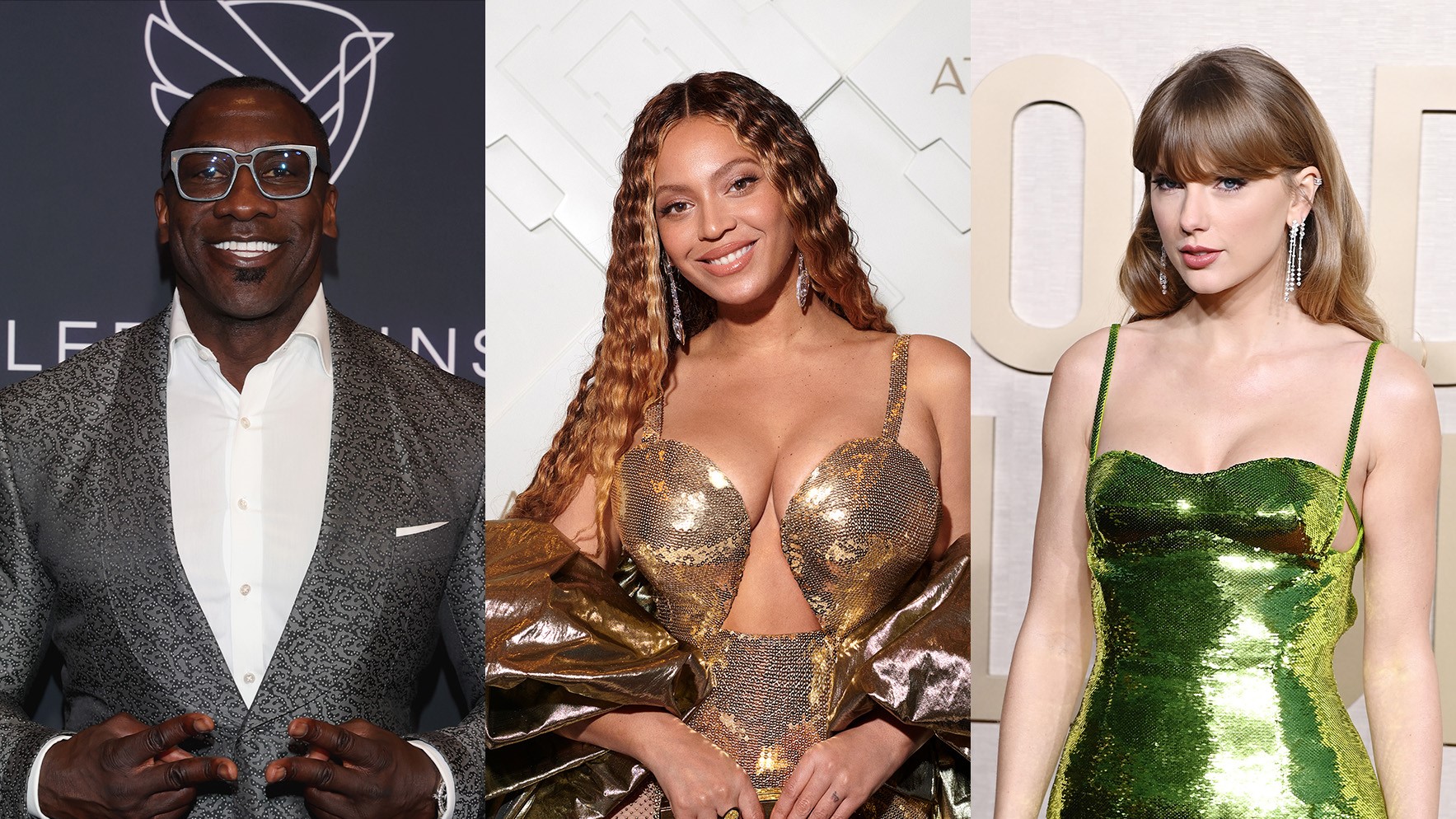 Shannon Sharpe, Beyonce, and Taylor Swift