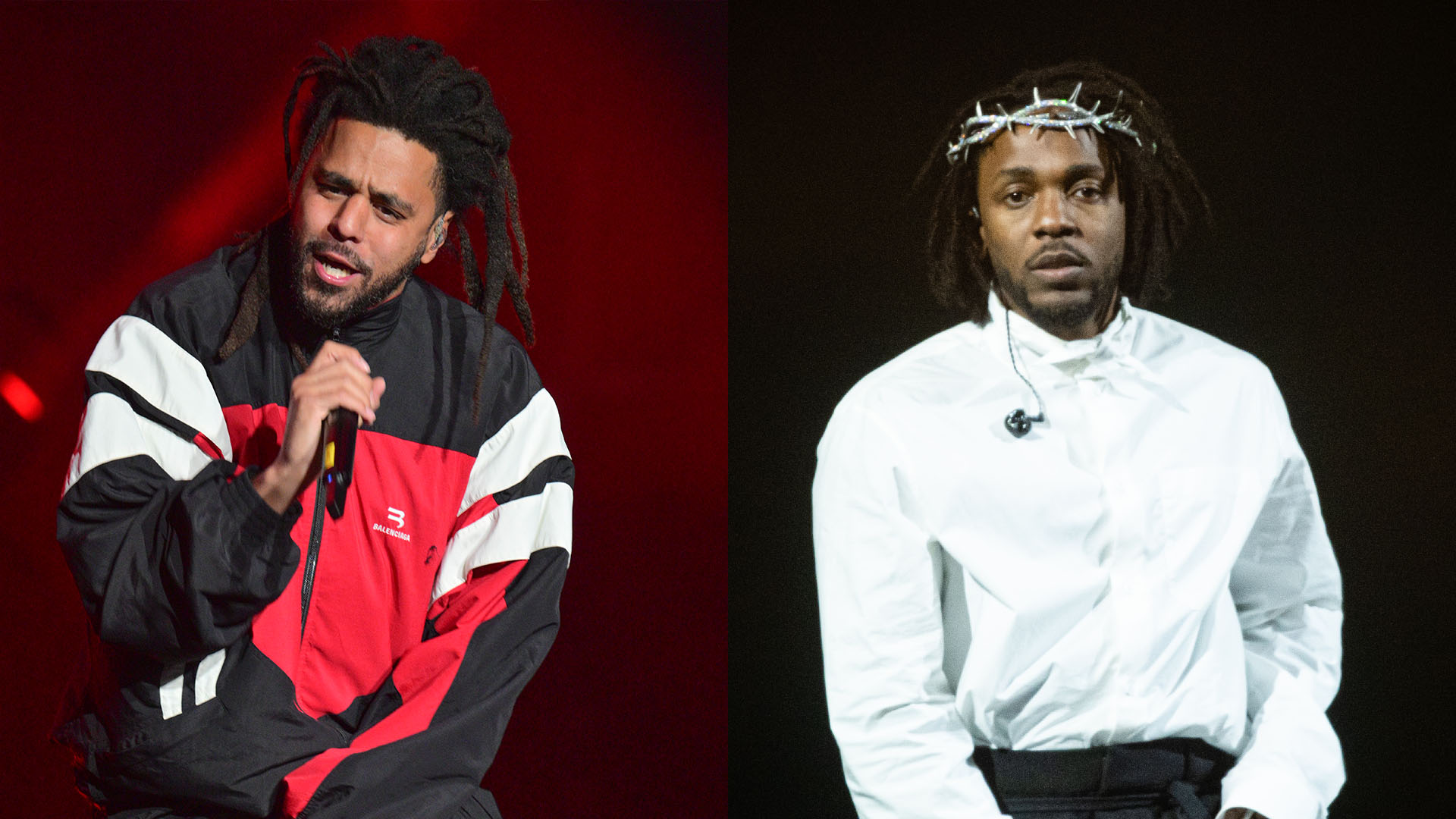 J. Cole and Kendrick Lamar