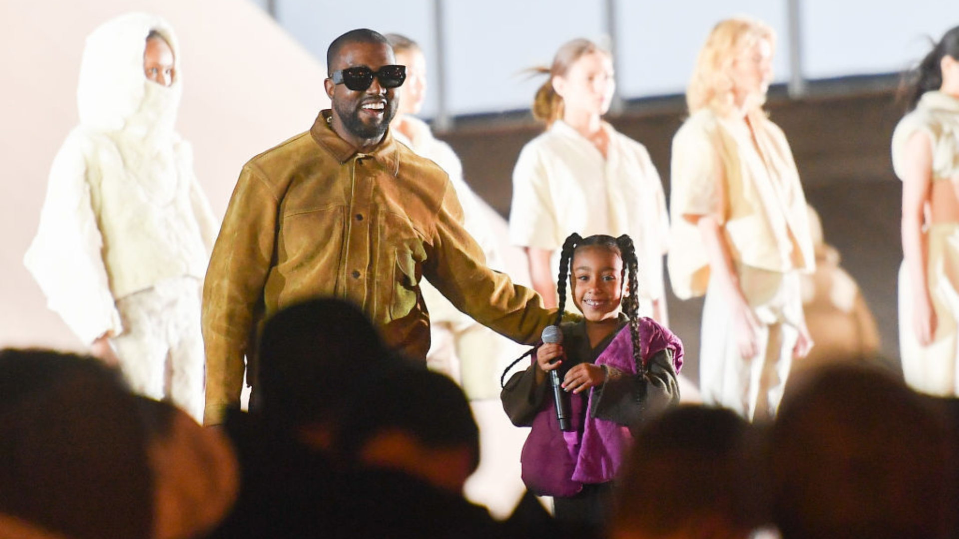 Ye + North West