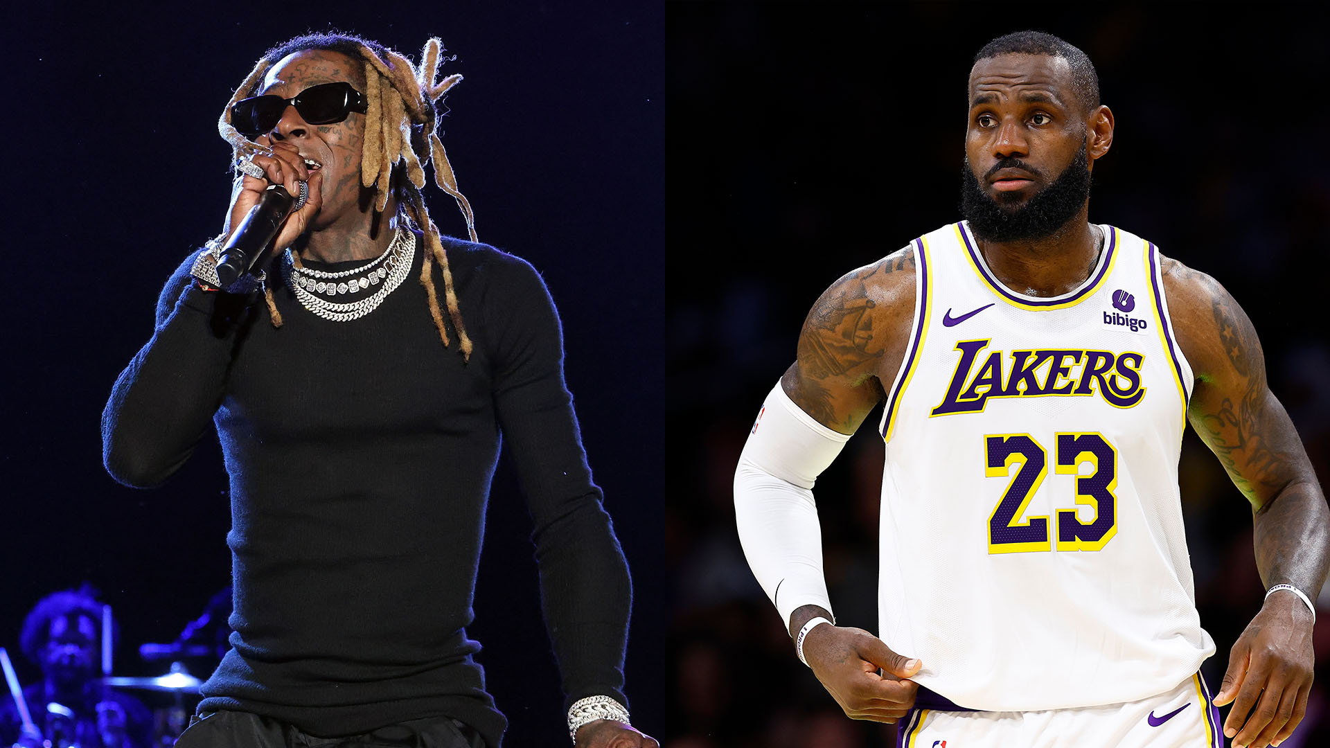 Lil Wayne and LeBron James