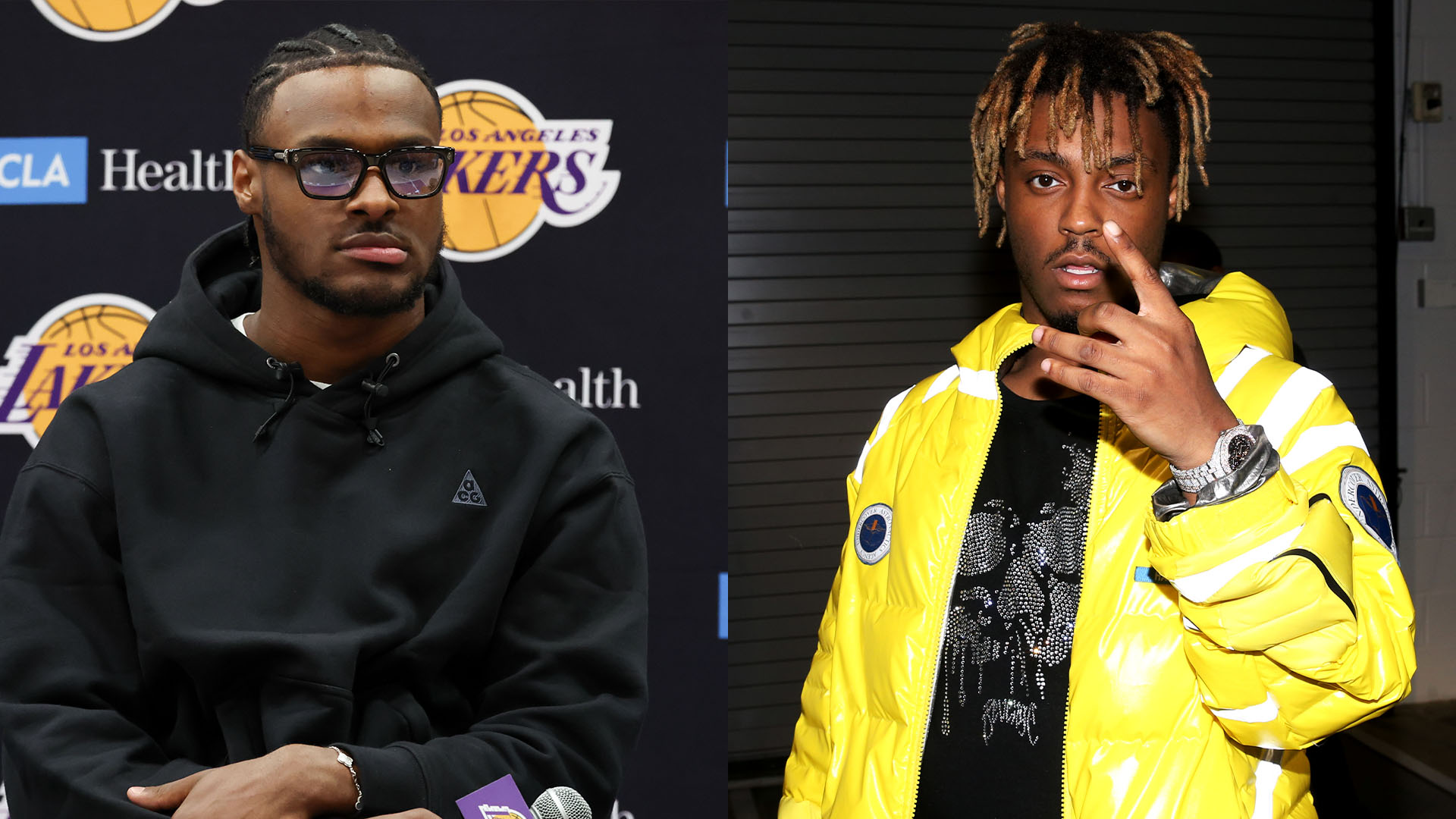 Bronny James and Juice WRLD