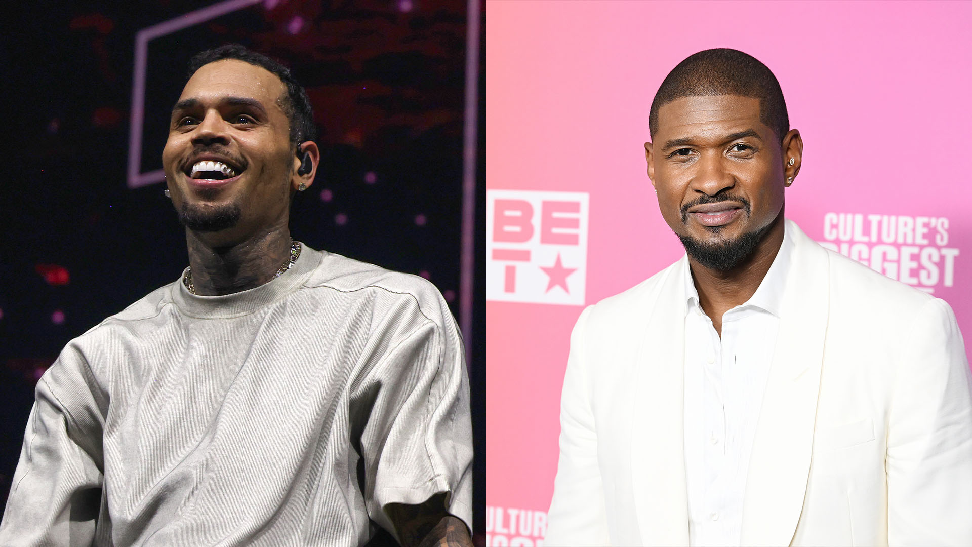 Chris Brown and Usher