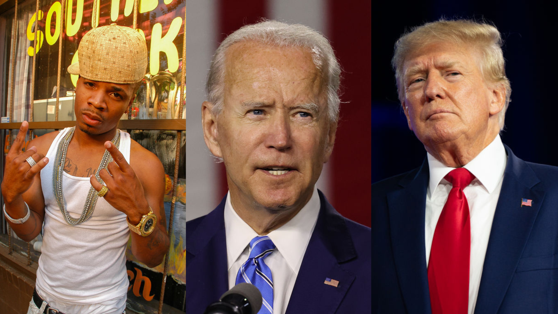 Plies, Joe Biden, Donald Trump