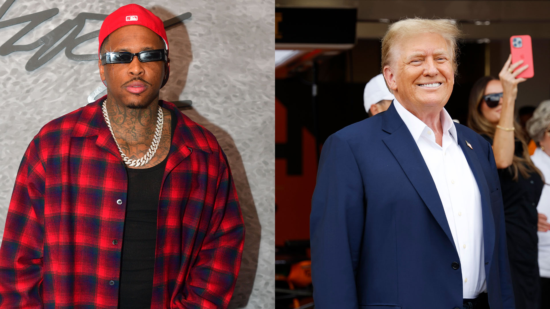 YG and Donald Trump