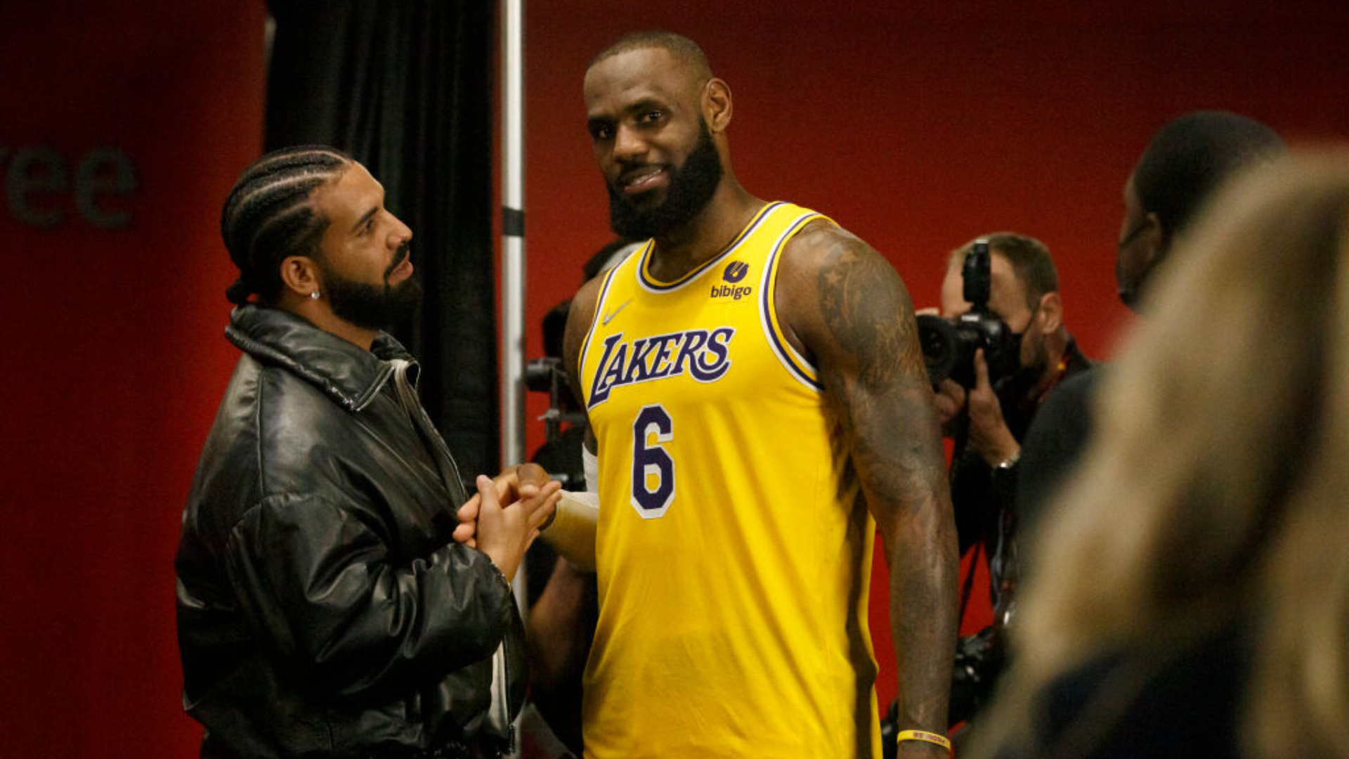 LeBron James + Drake