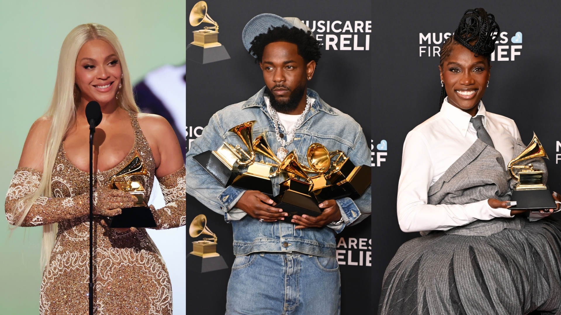 Beyoncé, Kendrick Lamar, and Doechii Celebrate Major Wins at the 2025 Grammy Awards thumbnail