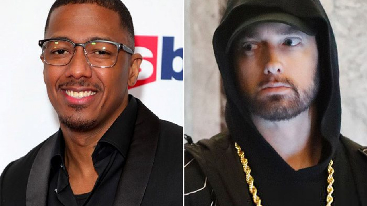 Eminem has been challenged to $100,000 rap battle by Nick Cannon