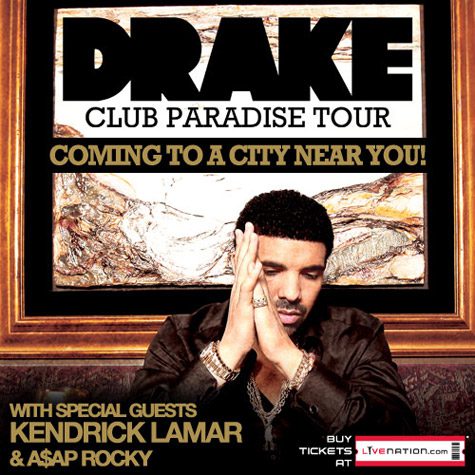 drake club paradise tour 2012