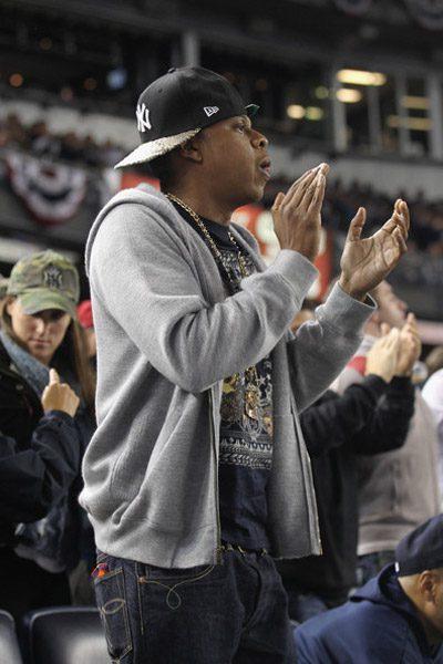 On his 46th birthday, here are some photos of Jay Z at Yankees games over  the years