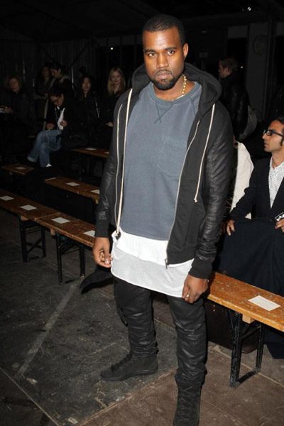 Styling On Them Lames: Kanye West In A $355 Givenchy Shirt & Air